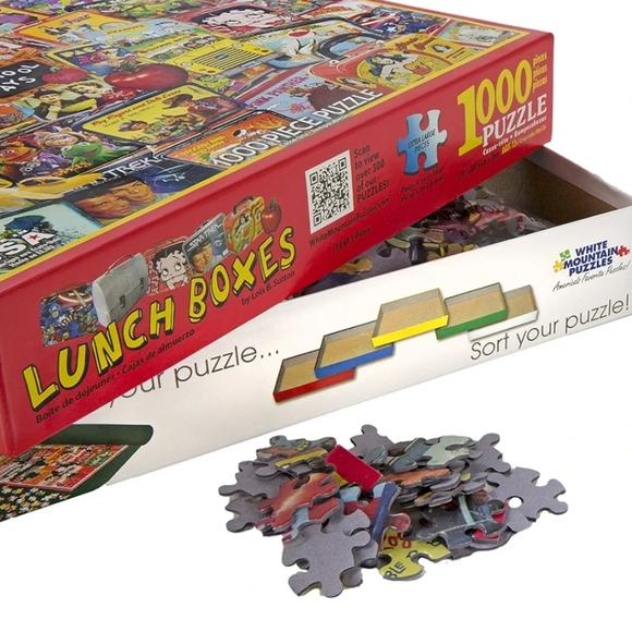 White Mountain Vintage Lunch Box Puzzle Multicolor - Picture 5 of 5